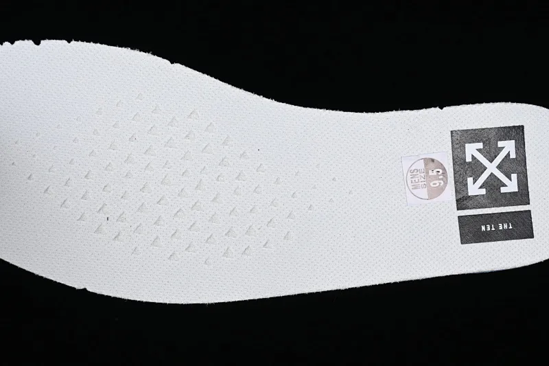 All categories Air Jordan Jordan series basketball shoes Air Jordan 1 High LJR version Off White x Air Jordan OW AJ1 Joe 1 joint white and red high-top basketball shoes AA3834-101